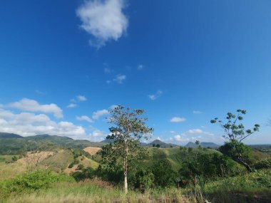Dağların güzel manzarası