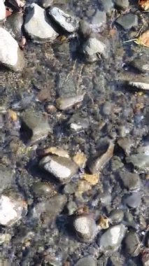 Su kayalara düşer.