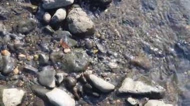 Kayalara su damlatıyor.