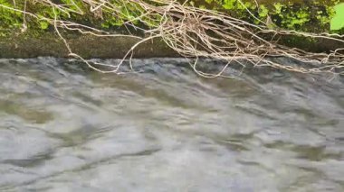 Dağdaki su akıntısı