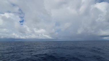 Güzel deniz manzarası ve gökyüzü