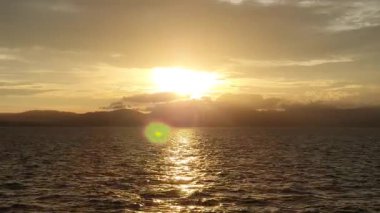 Güzel gün batımı manzarası