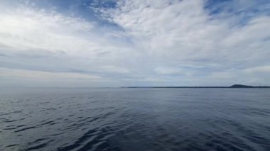 güzel gökyüzü ve deniz