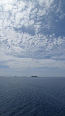 Hırvatistan güzel deniz manzarası