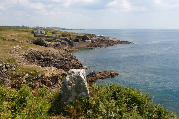 Coast Pors Tarz Brittany Sunny Day — Stock Photo, Image