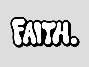 Güven, Ruh, ticaret için dayanıklılık, posterler, duvar sanatı, ev dekorasyonu, dijital içerik, hediye kartı, ürün, marka kampanyası hakkında eşsiz el yazısı taşıyıcısı