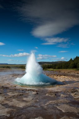 İzlanda'daki strokkur Şofben