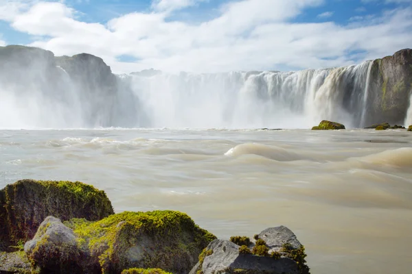 Водоспад Godafoss Ісландії — стокове фото