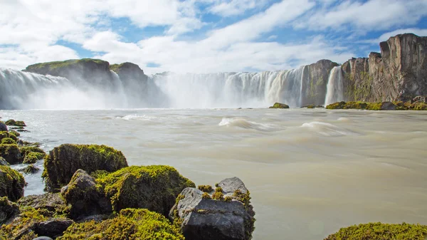 Водоспад Godafoss Ісландії — стокове фото