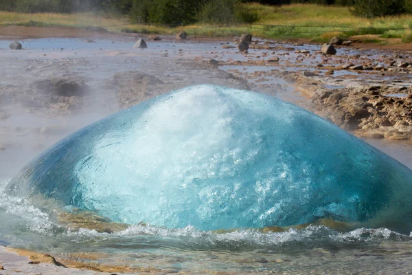 Strokkur Geyser în Islanda — Fotografie, imagine de stoc