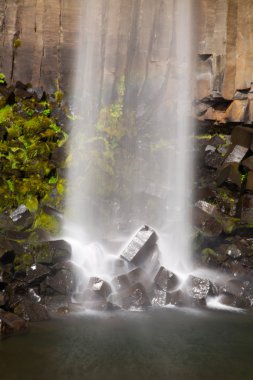 Svartifoss siyah şelale