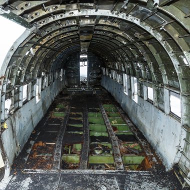 plajda düşen Dc-3 uçak 