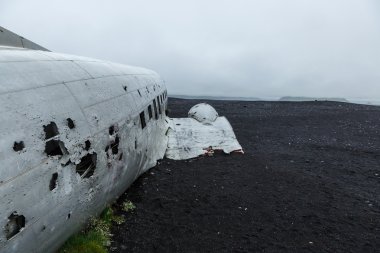 plajda düşen Dc-3 uçak 