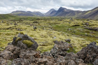 İzlanda manzara manzaraya Laugarvatnshellar