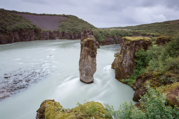 Río Glaciar Hvita en Islandia — Foto de Stock