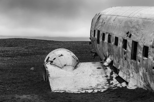 crashed DC-3 airplane at the beach