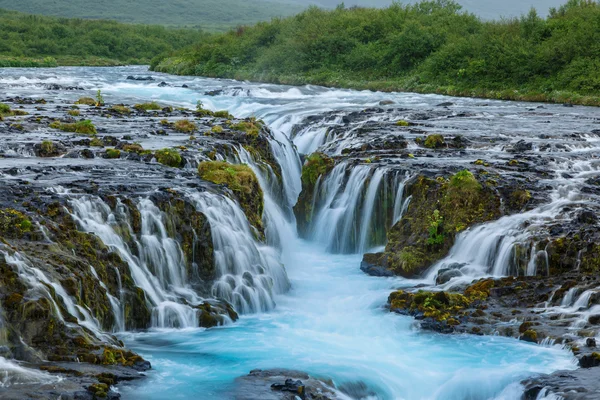 Waterfall Bruarfoss at  Iceland