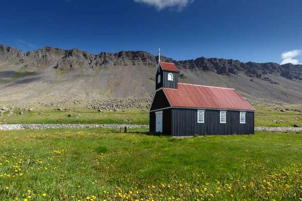 Black church Saurbaer. — Stock Photo, Image