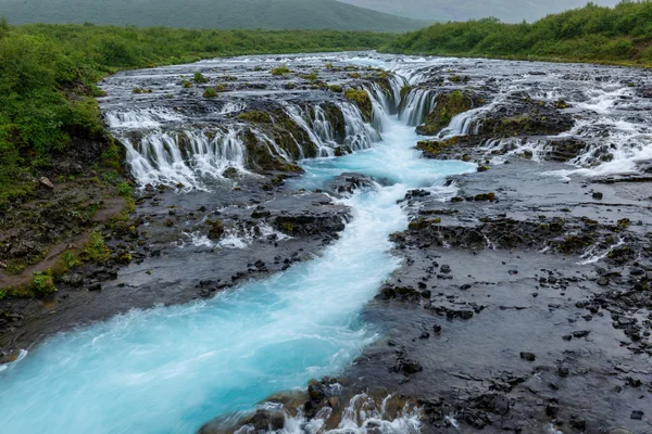 Wodospad Bruarfoss w Islandii — Zdjęcie stockowe