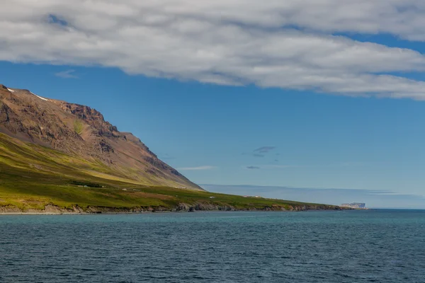 Kusten i Island på Saudarkrokur — Stockfoto