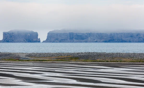 Zwart strand in IJsland — Stockfoto