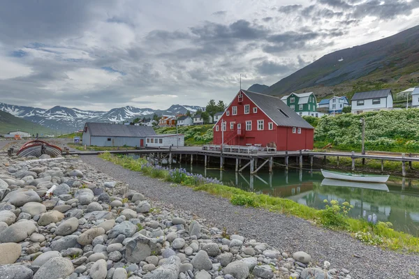 Im Hafen von siglufjordur, Island — Stockfoto