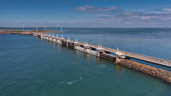 Uitzicht Zee Pier Haven — Stockfoto