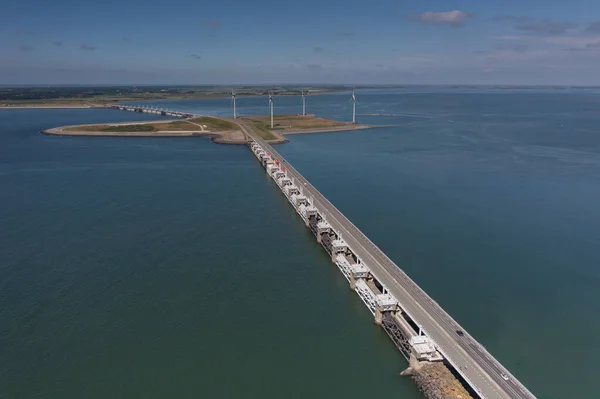 Bovenaanzicht Van Brug Zie — Stockfoto