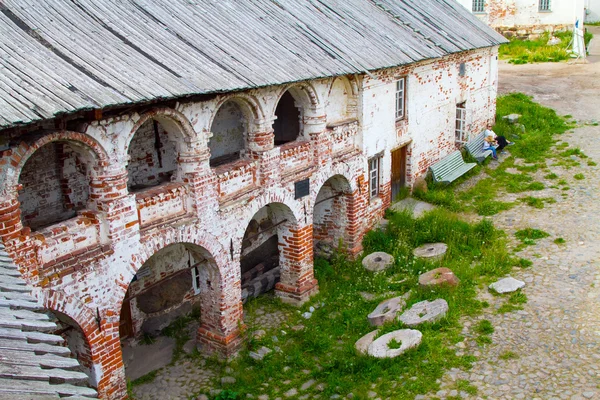Solovetsky manastır kalıntıları.