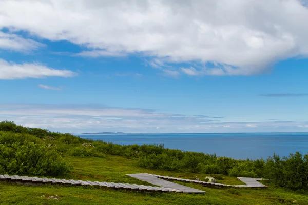 La vista sul Mar Bianco . — Foto Stock