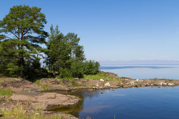 Ladoga järvi, Venäjä . — kuvapankkivalokuva