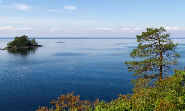 Ladožské jezero, Rusko. — Stock fotografie