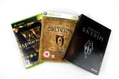 The Elder Scrolls video oyun serisi Bethesda (Morrowind, Oblivion, Skyrim) 