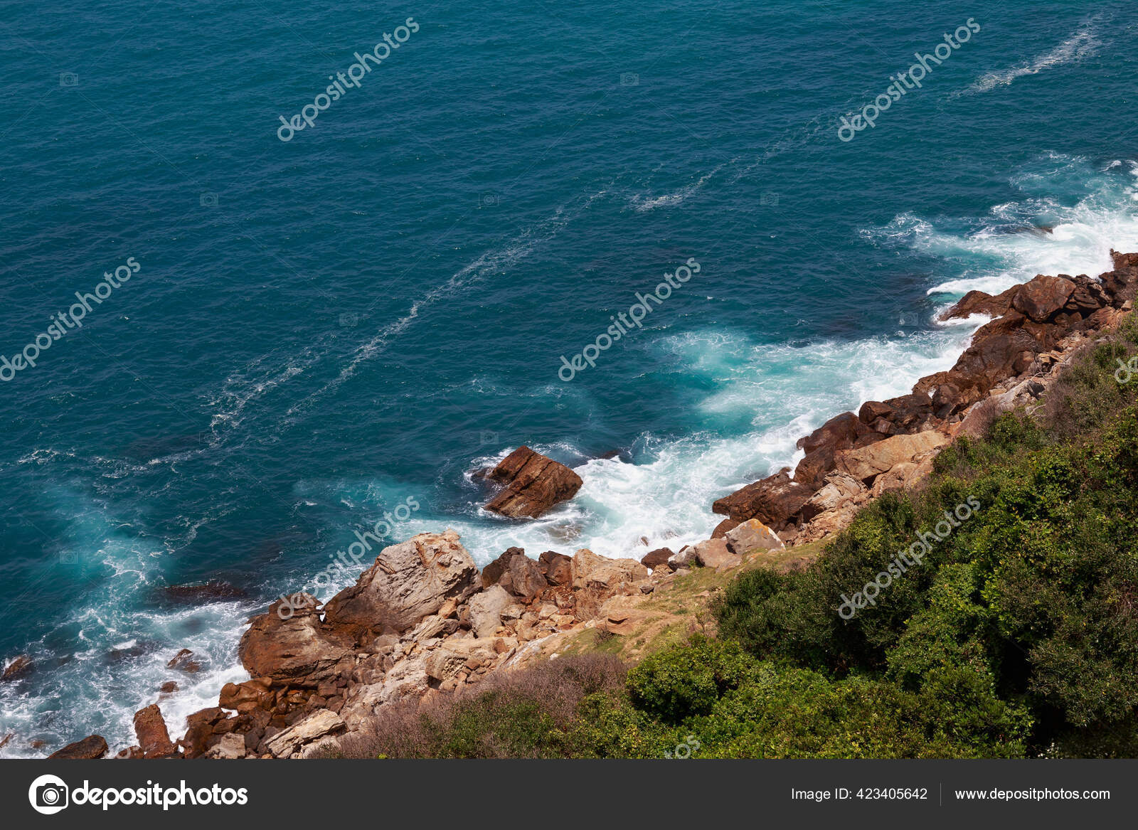 Belle Vue Sur Ocean Atlantique Cote Nord Maroc Pres Cap Image Libre De Droit Par Kutredrig C