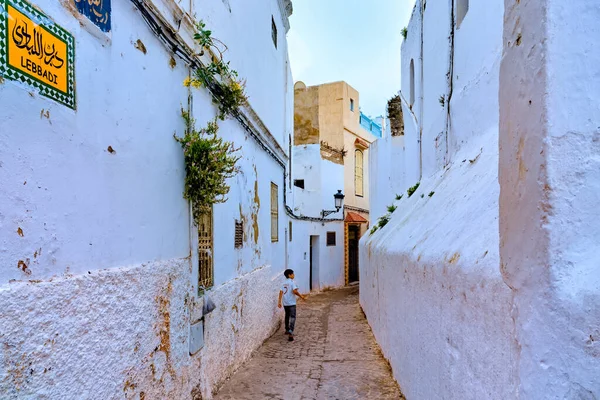 Tetouan Marocco Maggio 2017 Veduta Delle Antiche Mura Del Quartiere — Foto Stock