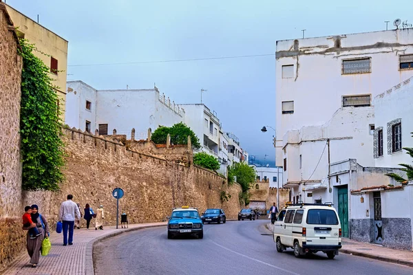 Tetouan Morocco Mei 2017 Uitzicht Een Van Typische Woonwijken Van — Stockfoto