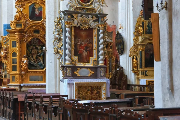 Torun Polônia Dezembro 2016 Interior Igreja Gótica Católica São João — Fotografia de Stock