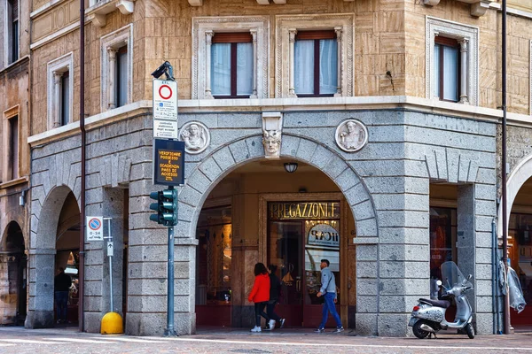 Bergamo Italia Mayo 2019 Vista Los Edificios Históricos Baja Bérgamo — Foto de Stock