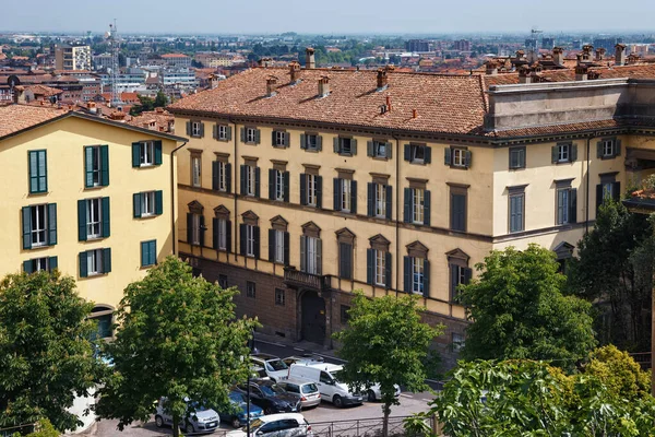 Bergamo Itália Maio 2019 Vista Dos Edifícios Históricos Bérgamo Norte — Fotografia de Stock