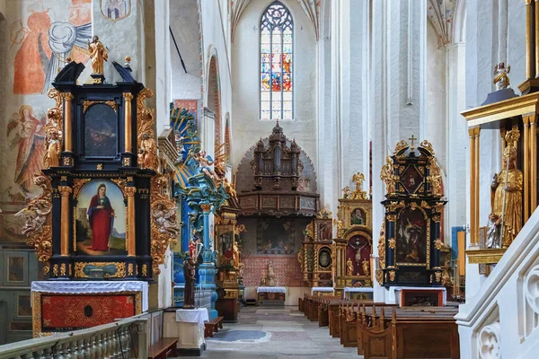 Torun Polônia Dezembro 2016 Capela Lateral Igreja Gótica Católica São — Fotografia de Stock
