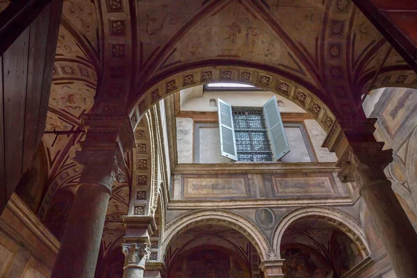 Бергамо Италия Мая 2019 Года Интерьеры Римско Католического Монастыря Сан — стоковое фото