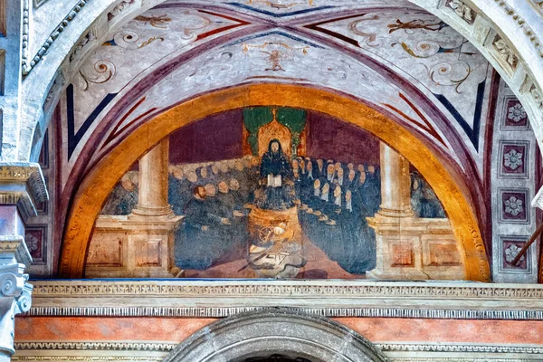 Bergamo Italia Maggio 2019 Interni Del Monastero Cattolico Romano San — Foto Stock