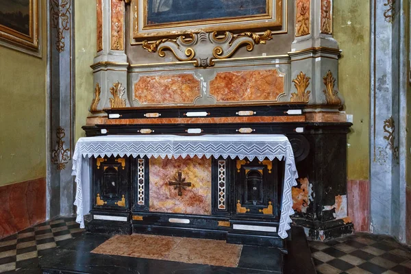 Bergamo Italia Maggio 2019 Altare Laterale Nella Chiesa Cattolica Sant — Foto Stock
