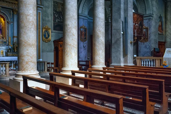 Bergamo Italy Μαΐου 2019 Εσωτερικό Της Νεοκλασικής Εκκλησίας Του Sant — Φωτογραφία Αρχείου