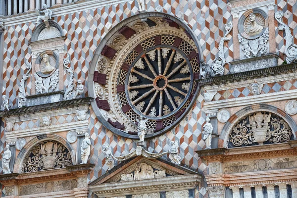 Cappella Colleoni Nin Gül Penceresi 1472 1476 Yılları Arasında Mermer - Stok İmaj
