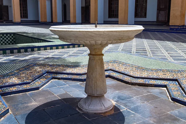 2017 Fez Morocco June 2017 Fountain Dar Batha 왕궁은 알라위 — 스톡 사진