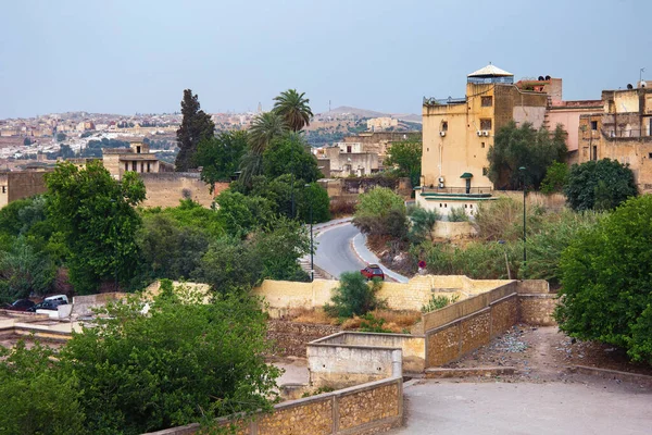 Fez Morocco Juni 2017 Blick Vom Hügel Der Mariniden Gräber — Stockfoto