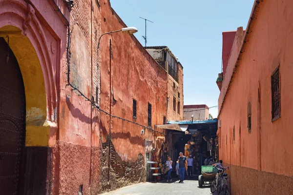 Marrakesh Morocco Hazi Ran 2017 Güneşli Bir Günde Tarihi Marakeş — Stok fotoğraf