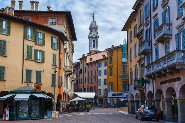 Bergamo Italia Mayo 2019 Vista Los Edificios Históricos Baja Bérgamo — Foto de Stock