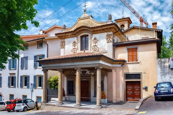 Bergamo Italy May 2019 Фасад Римської Католицької Церкви Chiesa Della — стокове фото